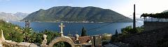 PERAST - Vue du cimetière